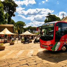 Napels: Pendelbus naar Pompeii
