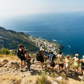 Depuis Sorrente : Randonnée guidée sur le sentier des Dieux avec transferts