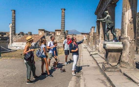Pompeii and Vesuvius Day Trip with Guide and Crater Walk