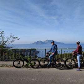 Visite touristique de la côte de Sorrente en E-Bike