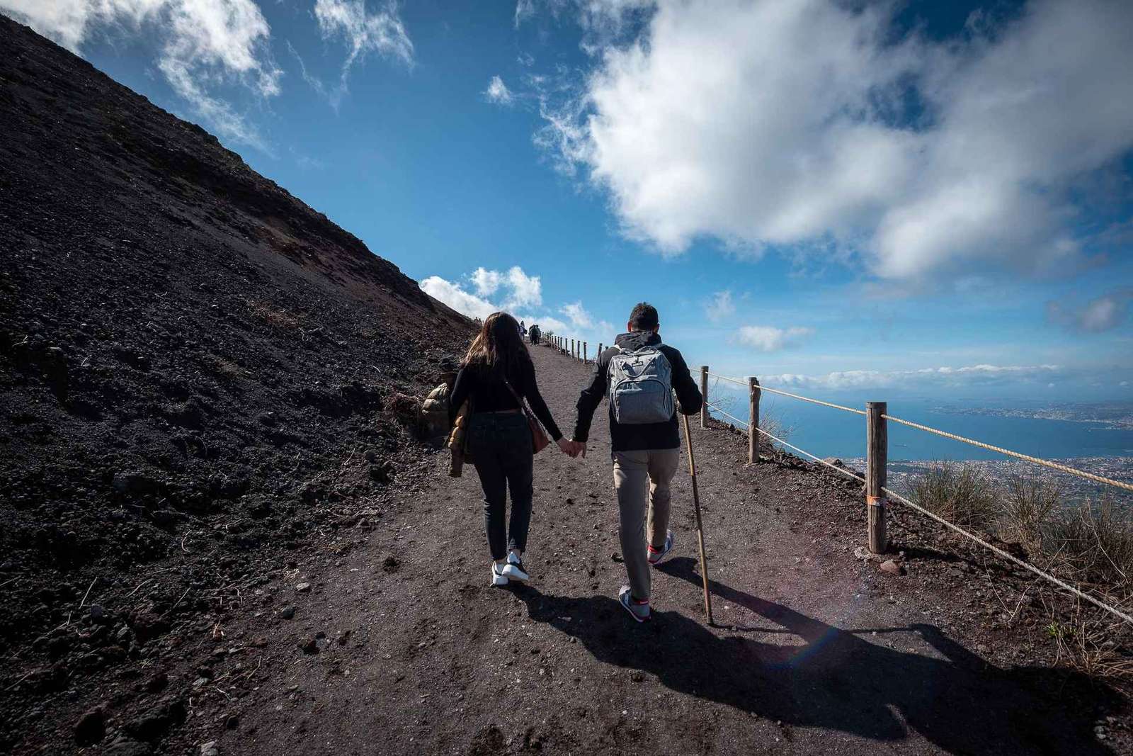 Från Sorrento: Pompeji och Vesuvius guidad tur med lunch