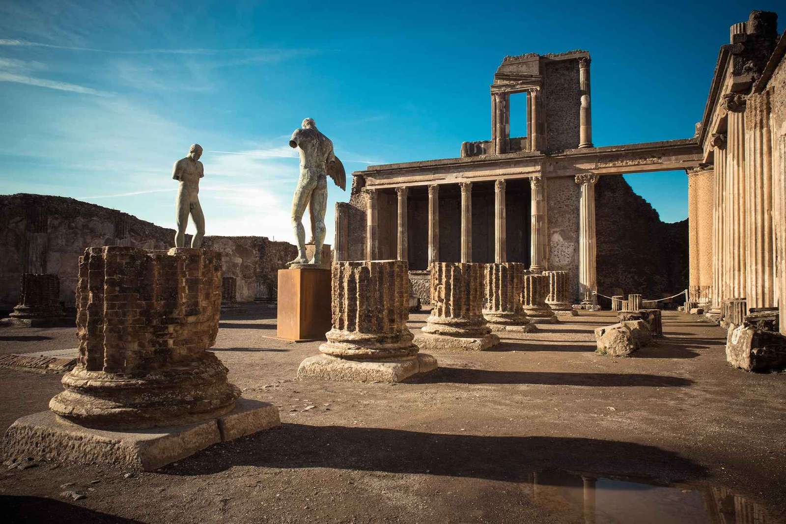 Ab Neapel: Besichtigung von Pompeji und Vesuv Weinprobe mit Mittagessen
