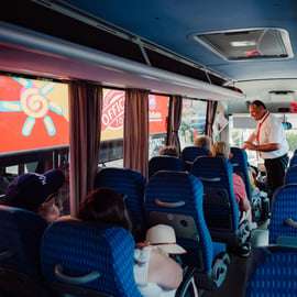 Napels: Pendelbus naar Pompeii