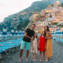 Fotoshooting in Positano: privat am Strand Marina Grande
