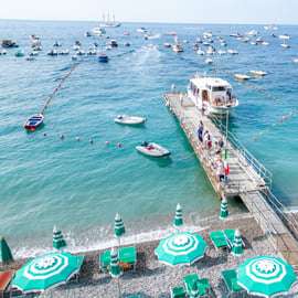 Tour en barco por Amalfi y Positano desde Nerano y Li Galli