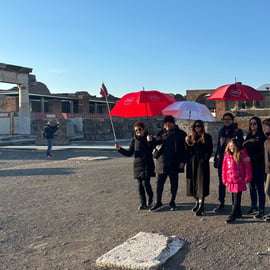 From Positano: Pompeii Ruins Small Group Guided Tour