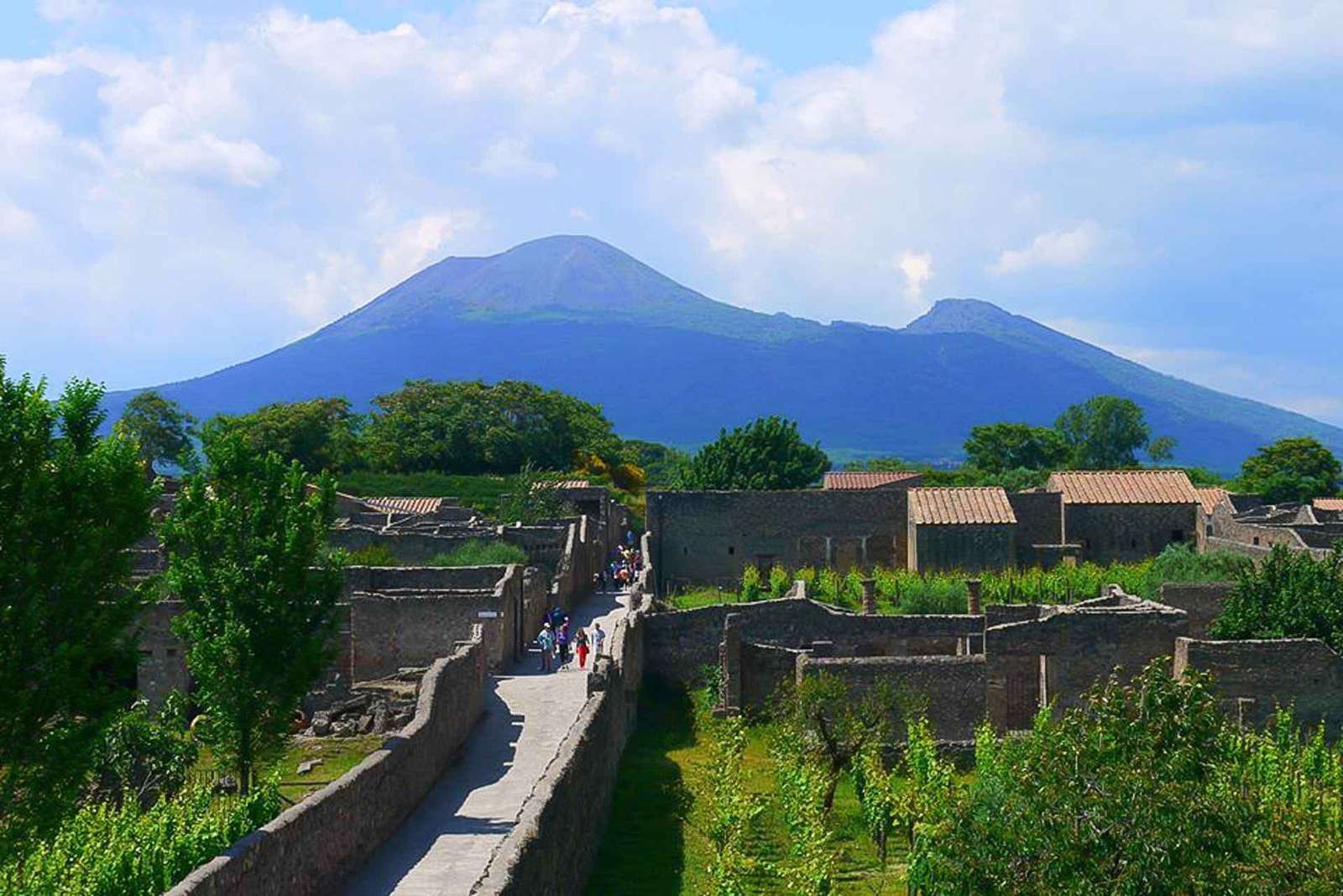Pompeii en Vesuvius dagvullende tour vanaf Amalfikust