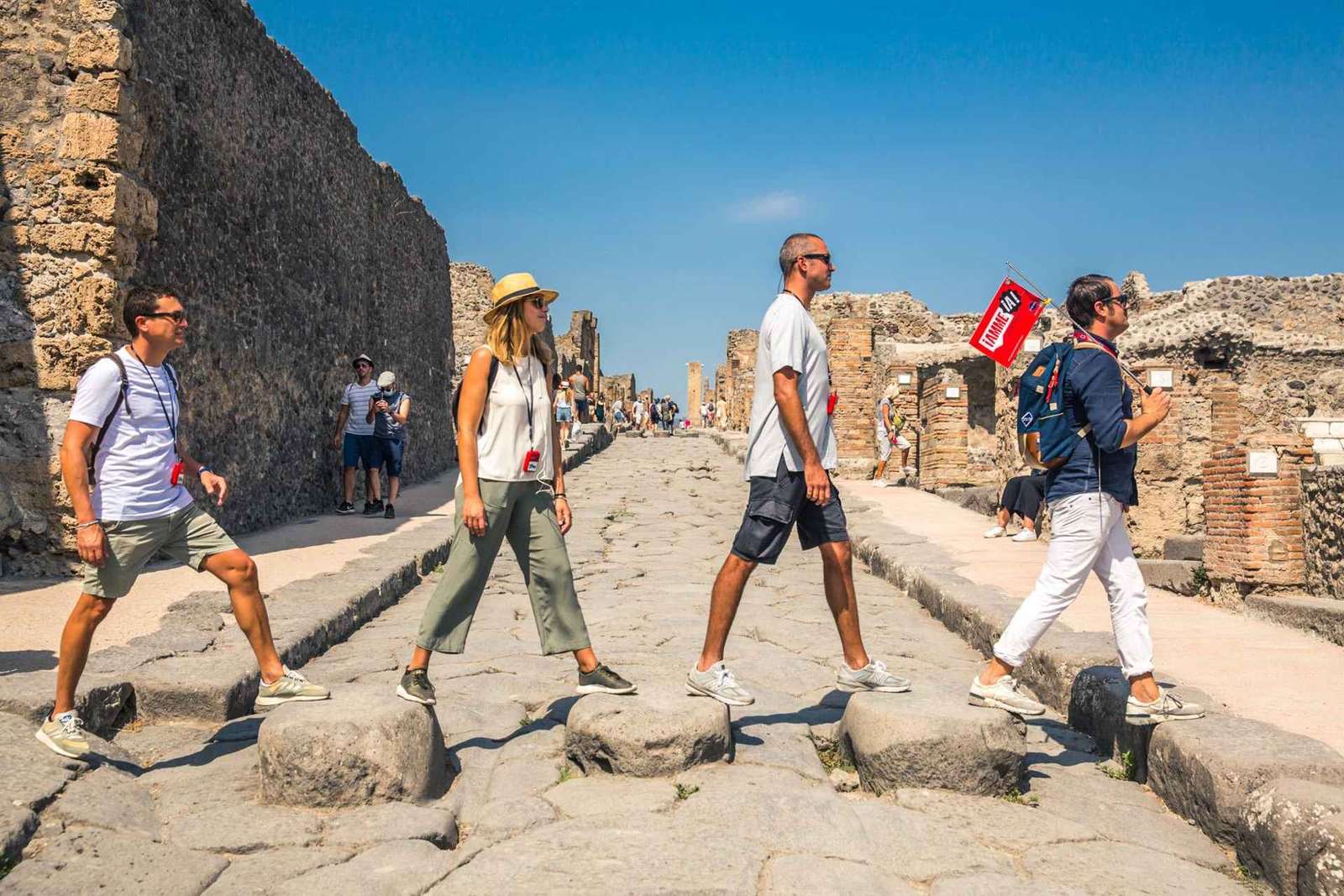 De Sorrento: Excursão de meio dia a Pompeia sem fila