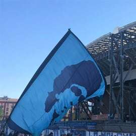 Naples : Stade Maradona : visite guidée à pied de l'extérieur