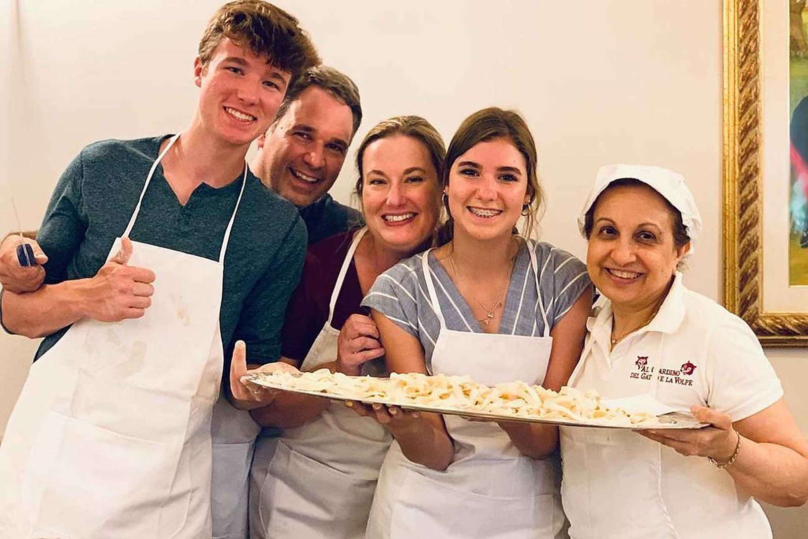 Sorrento: Kurz vaření těstovin a tiramisu s vínem