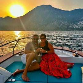 Amalfi: Amalfikusten och Positano Solnedgångskryssning med dryck