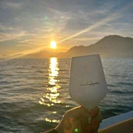 Positano: Gedeelde boottocht bij zonsondergang
