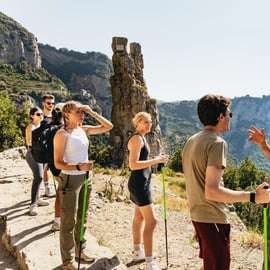 Depuis Sorrente : Randonnée guidée sur le sentier des Dieux avec transferts
