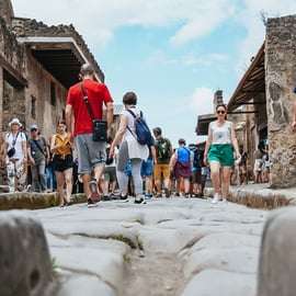 From Naples or Sorrento: Pompei Half-Day Tour
