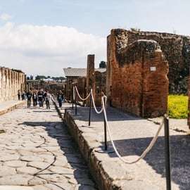 Pompeia: Tour particular com guia, acessível a cadeiras de rodas