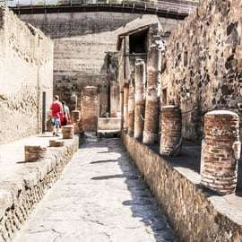 Ercolano: Herculaneum inträdesbiljett med valfri ljudguide