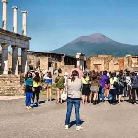 From Naples: Pompeii and Vesuvius with Pizza-Making Class