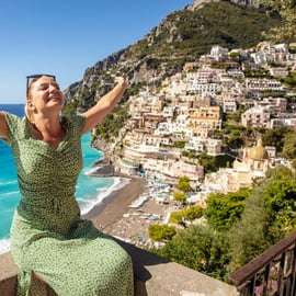 Fotoshooting in Positano: privat am Strand Marina Grande