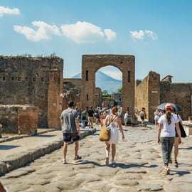 Pompeii: Archaeological Park Tour with Ticket on request