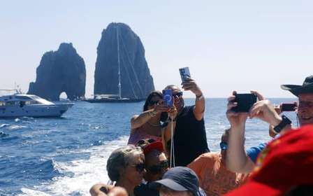 Vanuit Sorrento: Dagtrip naar Capri met Blauwe Grot