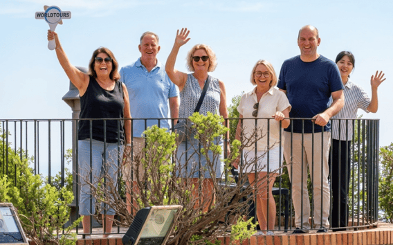 From Naples: Capri Guided Tour with Ferry Tickets & Minibus