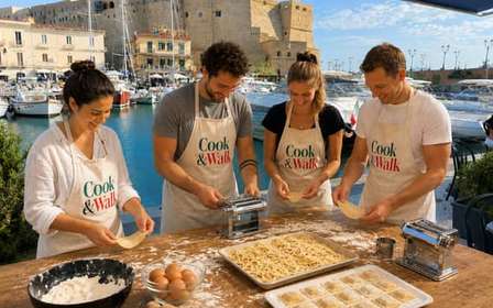 Naples Pasta Cooking Class at La Bersagliera by the Sea