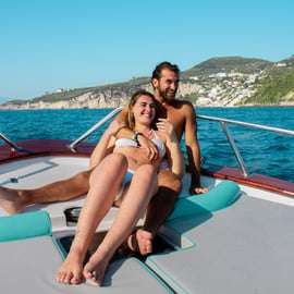 Vanuit Positano: Sorrento kust & Capri hele dagtrip per boot