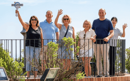 From Naples: Capri Guided Tour with Ferry Tickets & Minibus