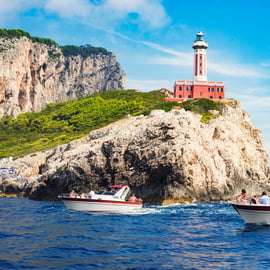 Vanuit Sorrento: Dagtrip per boot naar het eiland Capri