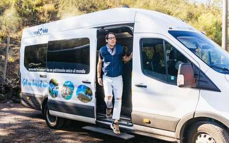 Vanuit het centrum van Napels: de Vesuvius met toegangsbewijs