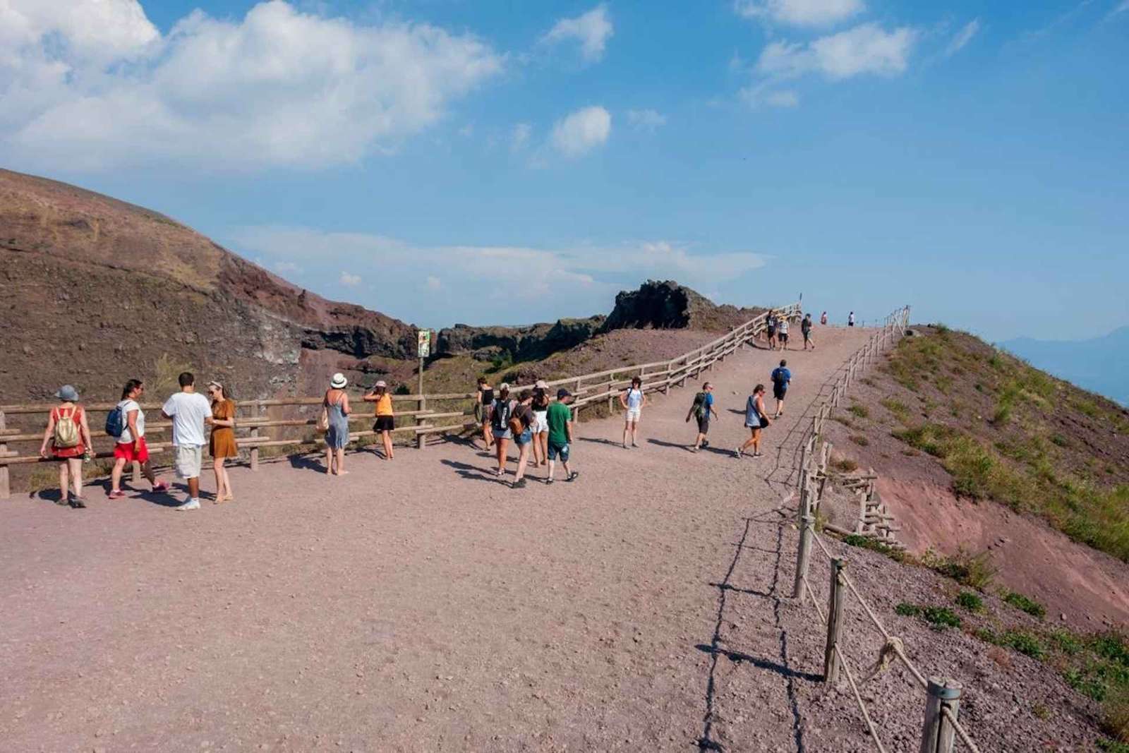 Vanuit Ercolano: Vesuvio Park toegangsbewijs en bus heen en terug