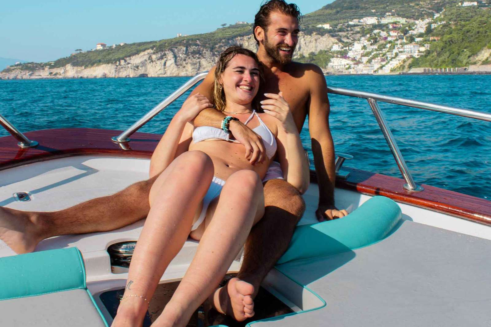 Vanuit Positano: Sorrento kust & Capri hele dagtrip per boot